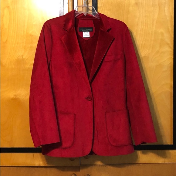 Pretty Red Blazer by Harve Bernard in Size 10 - Picture 7 of 7